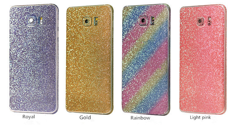 Colorful-Scrub-Flashing-Diamond-Body-Phone-Skin-Sticker-Protection-For-Samsung-Galaxy-S6-Edge-Plus-1097565-3